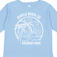 thumbnail image 4 of Inktastic Summer Vacation Mode Myrtle Beach South Carolina Boys or Girls Long Sleeve Toddler T-Shirt, 4 of 5