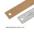 thumbnail image 4 of Unique Bargains 3pcs Stainless Steel Rulers with Non-Skid Backing 15cm/6' Inch and Metric Metal Ruler, 4 of 6