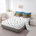 thumbnail image 5 of Feelyou Pixelate Miner Bedding Comforter Set 7pcs, Gaming King Bedding Sets, 5 of 7