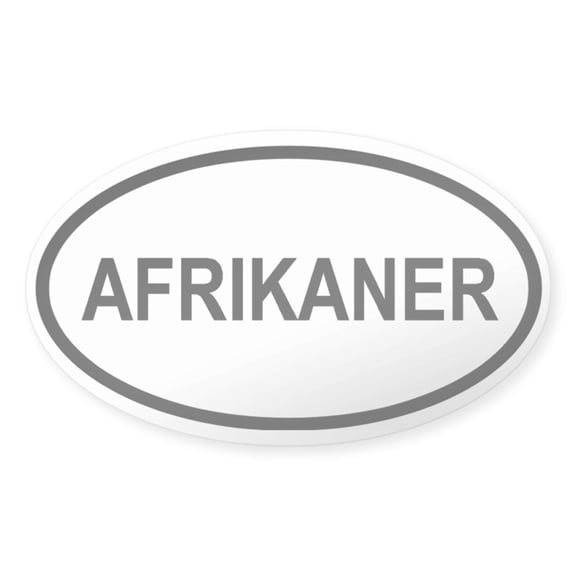 CafePress - Afrikaner Oval Sticker - Sticker (Oval)