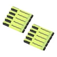 thumbnail image 1 of Unique Bargains Surligneur, Pointe Grand, Jaune, 10 Unités, Lot de 3, 1 of 6