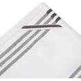 thumbnail image 6 of Urban Villa Kitchen Towels 100% Cotton set of 3, Highly Absorbent Quick Drying Super Soft Premium Dish Towel for kitchen with Hanging Loop Hand & Tea Towels - 20x30 Inch, (Dove Grey & White, Striped), 6 of 6