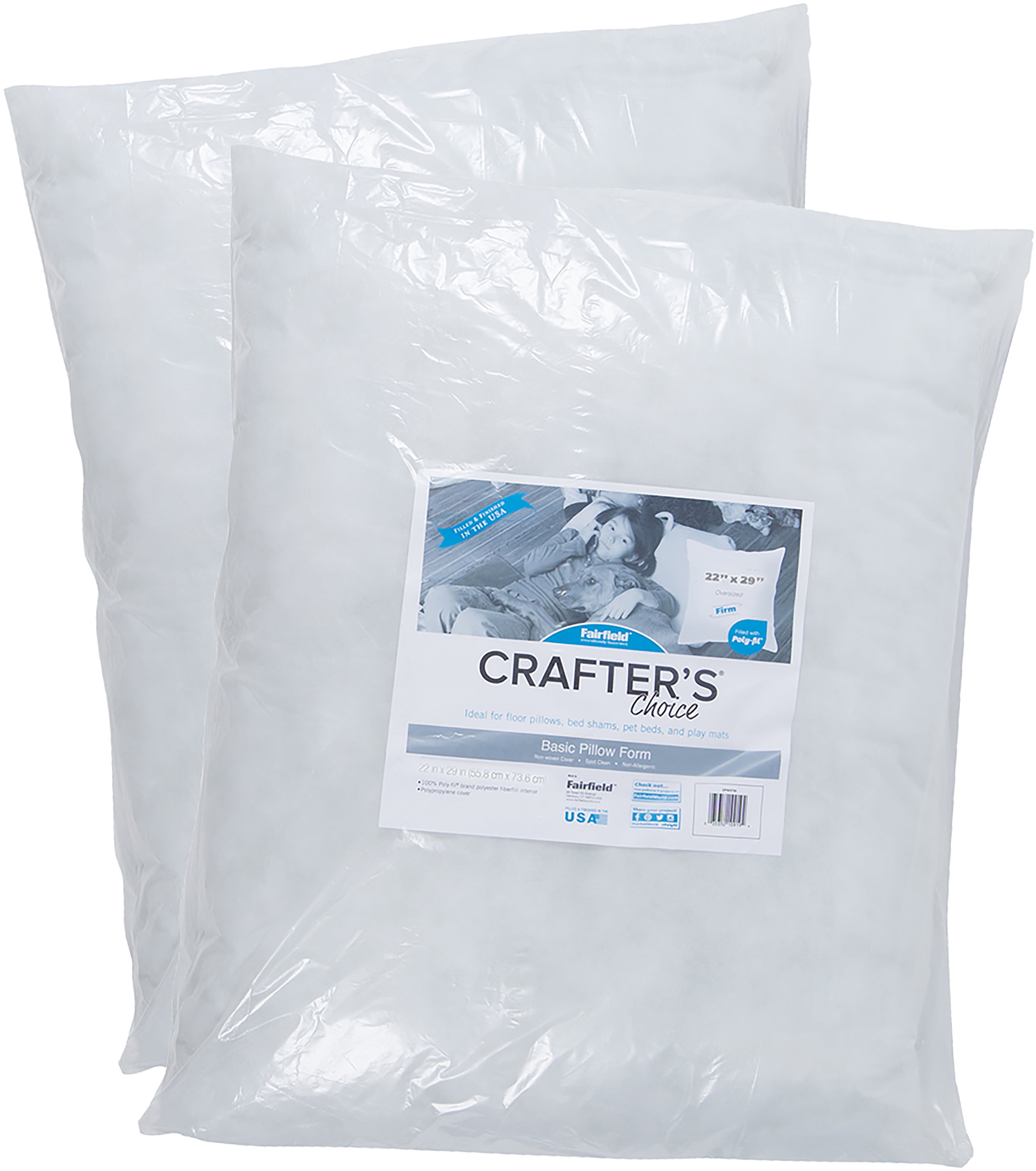 Fairfield Crafter S Choice Pillow Insert 22 X29 Fob Mi Walmart