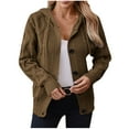 thumbnail image 2 of SDNall Sweaters for Women, Womens Fall Clothes, Cardigan for Women, Women Round-Neck Solid Color Fall and Winter Long Sleeve Cardigan Fashion Sweater, Fall Sweaters for Women, 2 of 5
