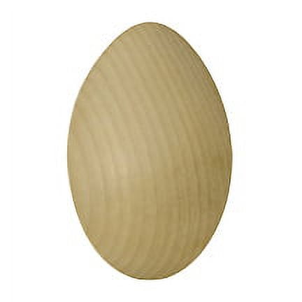 1 Pc Hen Eggs w/ Rounded Ends2-1/2" tall x 1-3/4" wideNatural shaped eggs