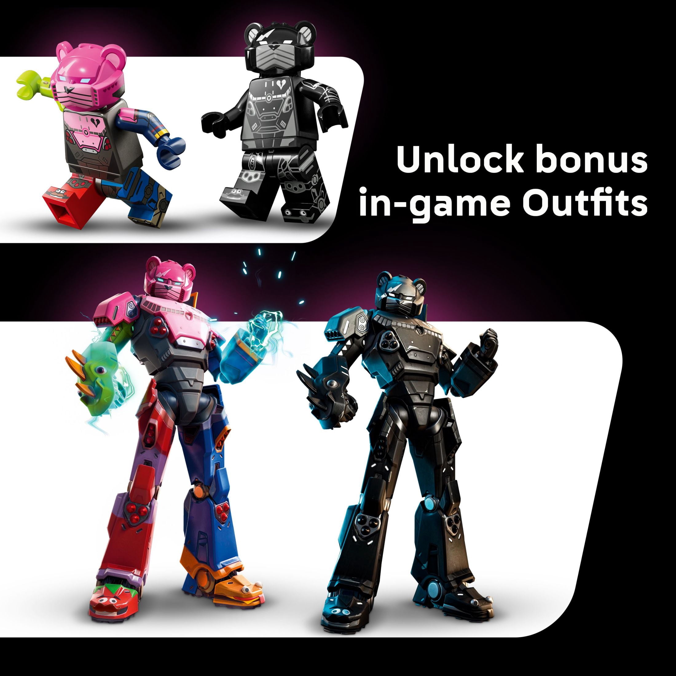 LEGO Fortnite Mecha Team Leader - Collectible Building Set for Adults - Gaming Room Décor - DIY Kit for Fortnite Fans - Includes Mecha Team Leader Minifigure - Great Video Game Gift - 77078