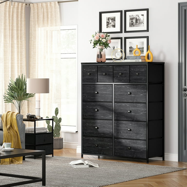 Black Bedroom Furniture Tall Dresser