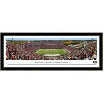 University of Georgia - Sanford Stadium Night Lights Framed Print