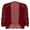 Burgundy, variant on Alvivi Women Chiffon Cardigan Elegant Solid Bolero Shrug Blouse Sheer Cropped Tops S-5XL