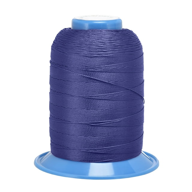 Unique Bargains Fil de Polyester Collé Violet-Bleu, Extra Résistant 710 Yards 420D/0.45mm