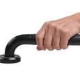 thumbnail image 3 of IMPEU 30-inch Textured Grab Bar for Bathtub and Shower, Oil Rubbed Bronze finish, 1.25-Inch Diameter, Bathroom Saftey Hand Rail, Wall-mounted, 3 of 9