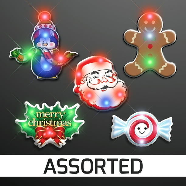 Flashing Blinky Lights FlashingBlinkyLights Christmas Flashing Pins