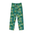 thumbnail image 4 of Xecao Jungle Leopard Men's Straight Lounge Pajama Pants: The Ultimate in Comfortable Sleepwear, 4 of 9