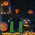 thumbnail image 2 of 1 Pack Halloween Wicked Witch Legs Prop, Halloween Witch Decor, Halloween Witch Legs Decorations for Halloween Outdoor, Lawn, Yard, Stuffed Witch Halloween Decorations for Outdoor, 2 of 5