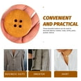 thumbnail image 3 of Shisuyan 10Pcs Wood Buttons for Cardigans and Coats Diy Sewing and Knitting Use, 3 of 8