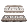 thumbnail image 2 of Pzuqiu Golf Cart Cushion Cover and Backrest Cover Portable, Compatible with Vehicle Golf Carts, Golf Cart Front Seat Cover Set Fit for Club Cars Ezgo, Geometric Pattern, 2 of 10