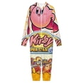 thumbnail image 3 of Kirby Men's Hooded Jumpsuit - Zip Up One Piece Pajamas Soft Cozy Winter Warm Plush Loungewear, 3 of 8