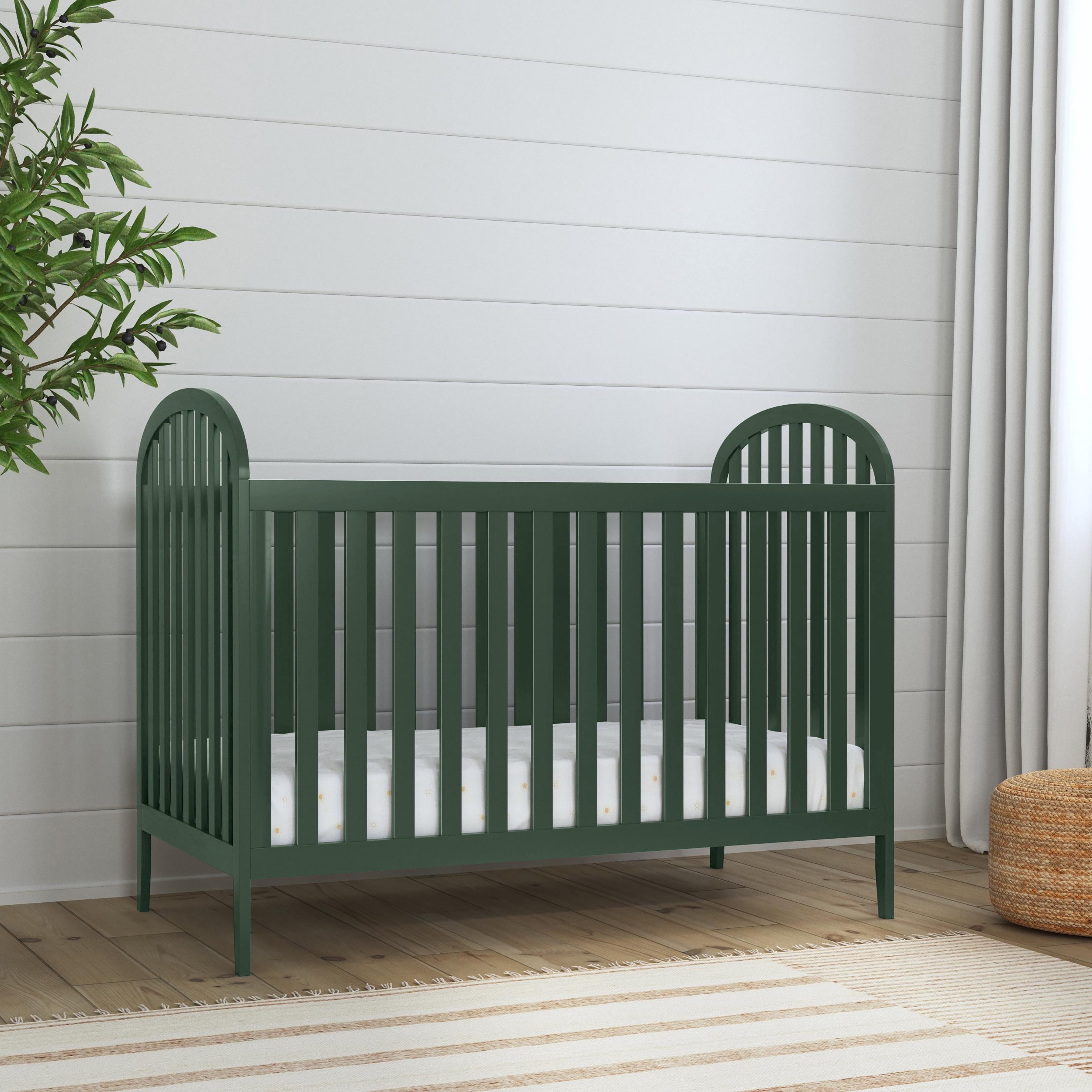 DaVinci Beau 3-in-1 Convertible Crib, Forest Green
