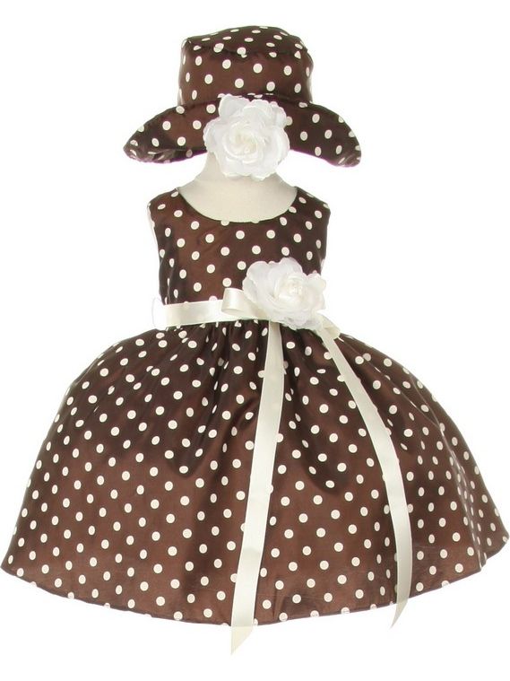 polka dot occasion dress