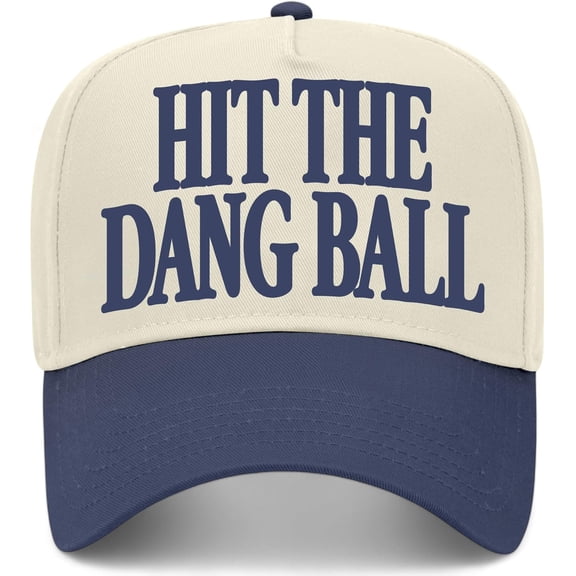 Hit The Dang Ball Hat (Navy/Natural)