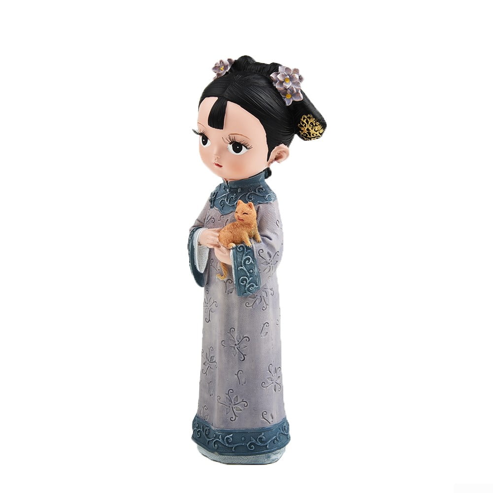 Details about  / Chinese Princess Doll Girl Ornament Table Office Fairy Garden Home Decoration