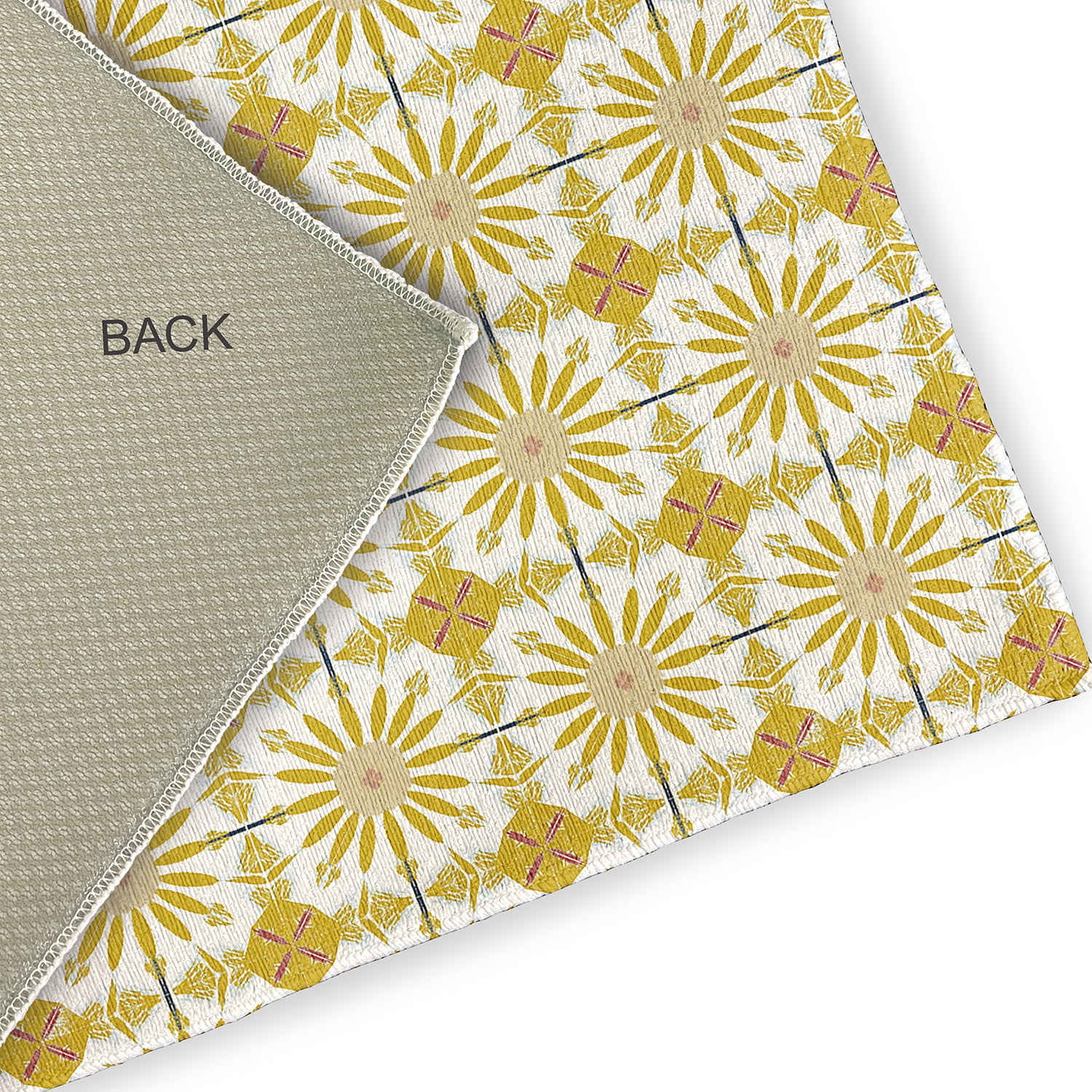 Simply Daisy 2' x 3' Sunny Mustard Chaney Indoor/outdoor Rug