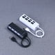 thumbnail image 3 of BRIGHTFUFU Portátil USB HUB 4 puertos USB 2.0 Datos de alta velocidad Hub Divisor USB para Windows XP / VISTA 7 8 10 PC portátil PC Ordenador (negro), 3 of 7