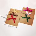 thumbnail image 2 of Yazoeia 50Pcs Paper Envelope Gift Bags with Ribbon Bowknot, Holiday Envelope Gift Card Packaging Bag Kraft Paper Bow Envelope for Gift Cards, Thanksgiving Envelopes for Party Invitations,, 2 of 7