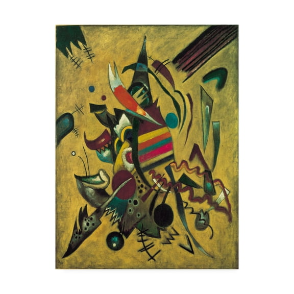 Trademark Fine Art 'Points' Canvas Art by Kandinsky
