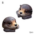 thumbnail image 1 of 2pcs Garden Courtyard Otter Figurine For Decorative Pond Fish in Tank/, 1 of 9