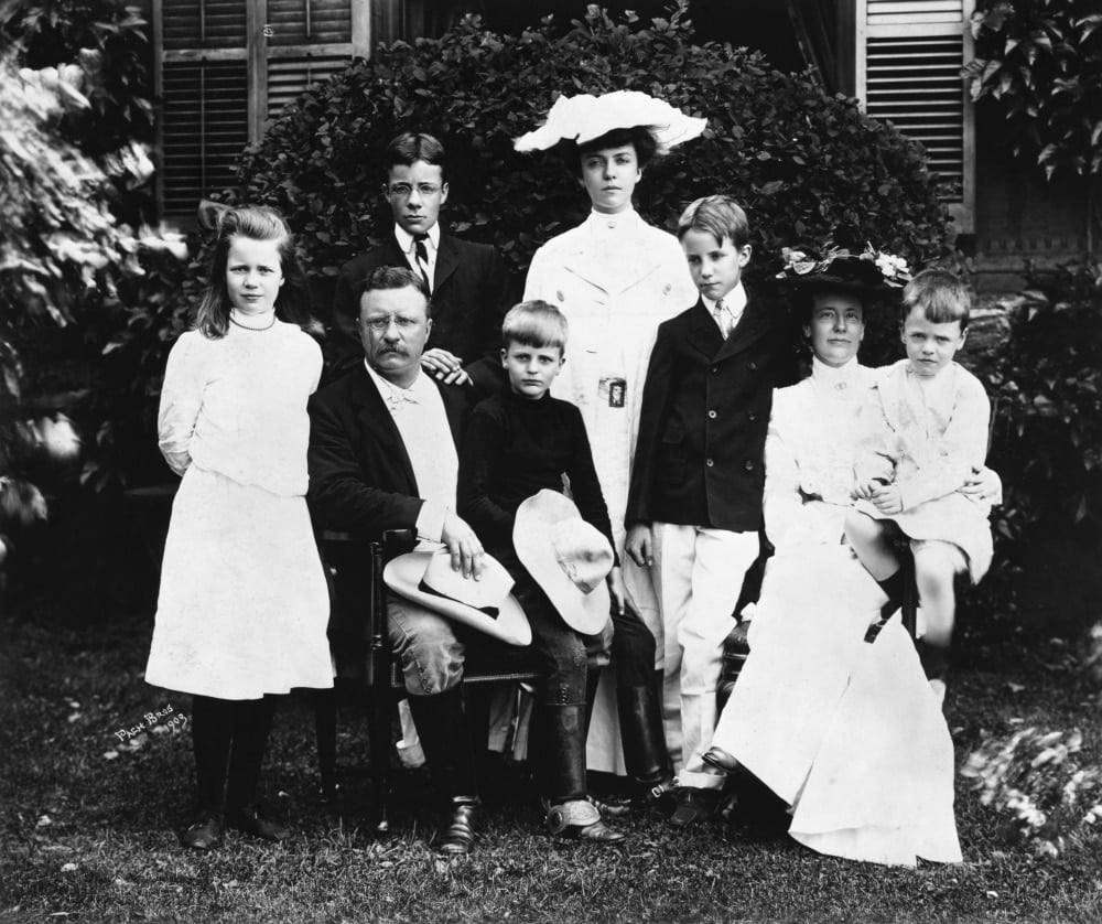 Theodore Roosevelt Family. /Npresident Roosevelt Photographed With His ...