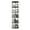 Black + MDF+Iron, variant on 5 Tier Rotating Bookshelf Tower, 360° Spinning Revolving Bookcase, Narrow Tall Vertical Round Storage Bookshelf, Black, for Bedroom & Living Room