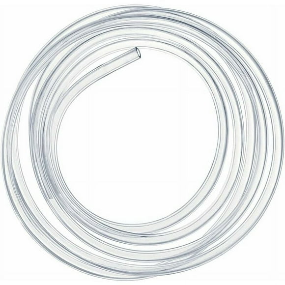 Kink-Resistant Tubing, PVC Transparent Hose 4 X 6mm, Soft and Flexible High Transparency Tubing for Aquariums, Drinking Water Pipes, Fuel Hoses, Hydroponics, and Air Compressors (1PC)