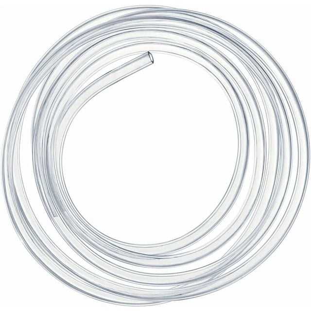 Manguera de presión transparente de 3 metros, tubo de PVC flexible de 10 × 12 mm