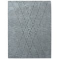 thumbnail image 3 of Rugsotic Carpets Hand Knotted Wool Area Rug 5'x8' Light Blue Geometric Rectangle Indoor Rug for Living Room, Bedroom Antimicrobial L00645, 3 of 10