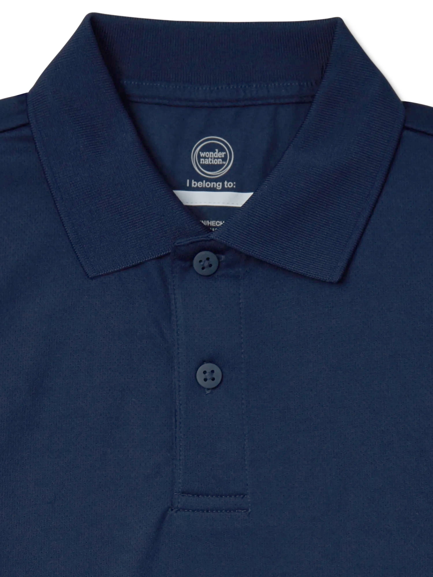 Wonder Nation Boys School Uniform Short Sleeve Performance Polo Shirt, 2-Pack, Sizes 4-18 & Husky