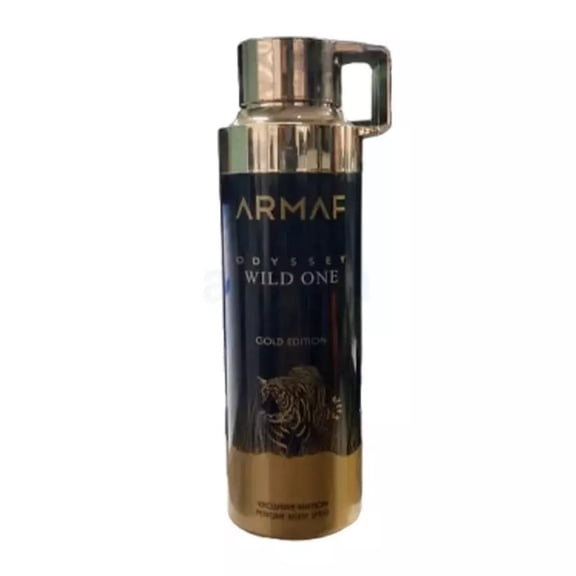 Armaf Men's Odyssey Wild One Gold Edition Body Spray 6.8 oz Fragrances 6294015190694