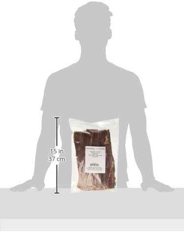 GigaBite 10 Inch Beef Gullet Jerky Strips (18 Pack) - All Natural, Free Range Beef Esophagus Taffy Dog Treat by Best Pet Supplies