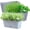 Gray, variant on 6PCS Black 12.1" Self Watering Window Box Planters, Rectangular Flower Vegetable Pots with Drainage Holes & Breathable Trays for Balcony Windowsill Yard