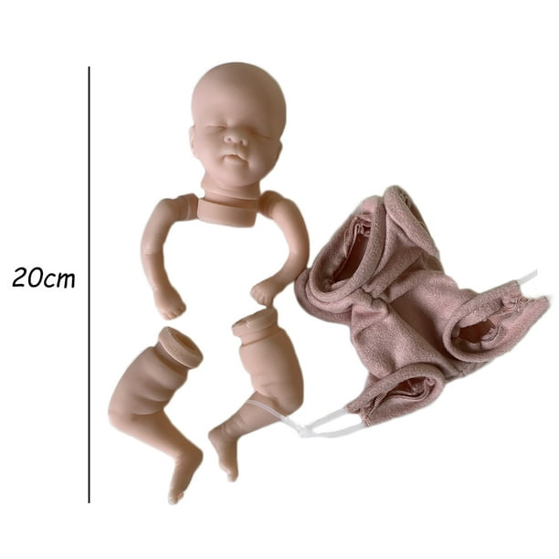 DIY Reborn Baby Doll Kit tela cuerpo muñecas accesorios regalo