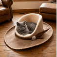 thumbnail image 2 of Cowboy Pet Bed, Ready‑To‑Use Freestanding Western Novelty Pet Bed For Pet Lovers, 2 of 5