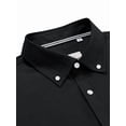 thumbnail image 5 of sogami Men's Casual Oxford Long Sleeve Shirt Button Down Collar Cotton Shirt, 5 of 7