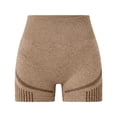 thumbnail image 4 of High Waist Yoga Shorts Control Workout Running Athletic Fitness Training Bottoms Compression Seamless Breathable SummerKhakiM, 4 of 4