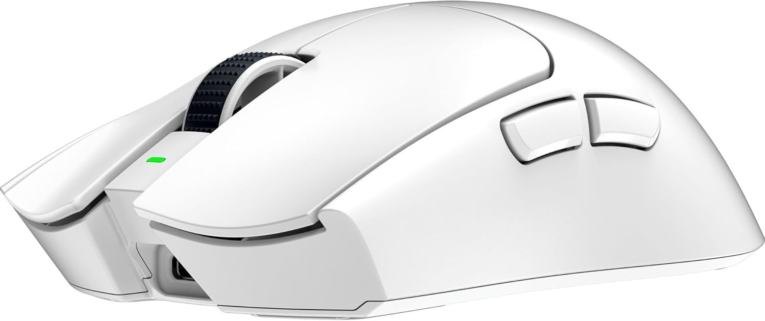 Restored Razer Viper V3 Pro Wireless Esports Gaming Mouse: Symmetrical - 55g Lightweight - 8K Polling - 35K DPI Optical Sensor - Gen3 Optical Switches - 8 Programmable Buttons - White (Refurbished)