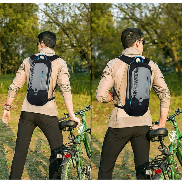 Hydration Pack Backpack Bike Backpack Cycling Backpack 6L Breathable Lightweigh Rucksack for Running Hiking Cycling Camping Walmart