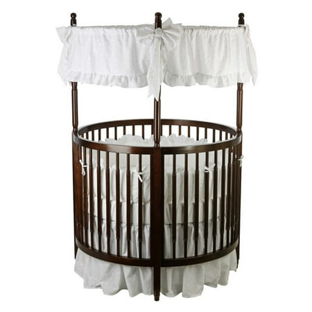 Dream On Me Sophia Posh Circular Crib - Espresso