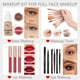 thumbnail image 5 of Kit de maquillaje CHARMCODE completo con sombra de ojos, lápiz labial y pinceles, 5 of 9