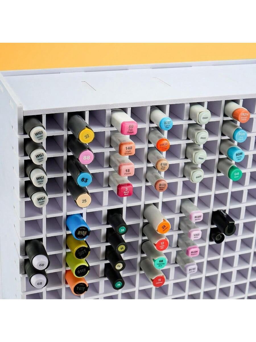 Marker Pen Organizer Holder For 240 Markers Craft Art Ply Storage Rack Desktop Art Marker Pens Colored Pencils Holder Storage Case For Home Classroom Office