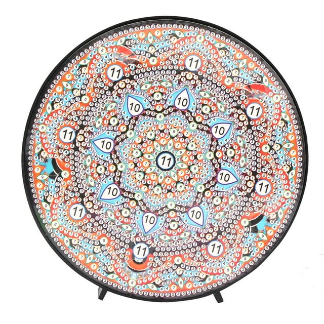 Luz Nocturna de Pintura de Diamante Bling Bling Forma Especial Mandala ZXD031