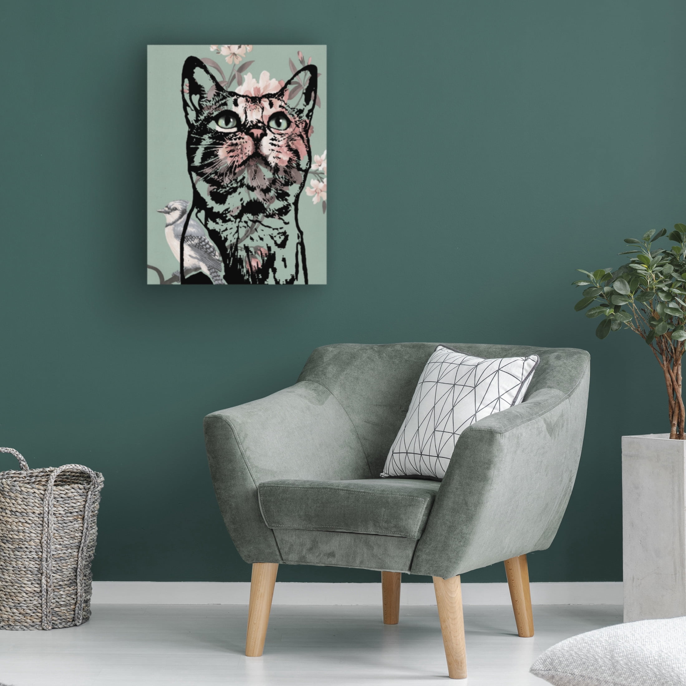 Canvas Wall Art - Dean Russo 'Bengal Love' Wall Art for Living Room, Bedroom, or Office Décor by Trademark Fine Art - 18 x 24 Inches